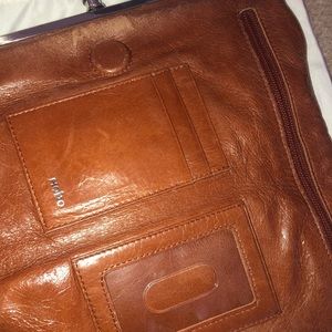 Brown Lauren Hobo Wallet
